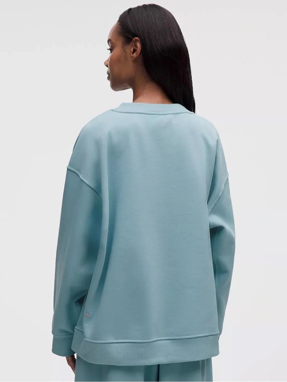 Lululemon French Terry Oversized Crew - Seafoam